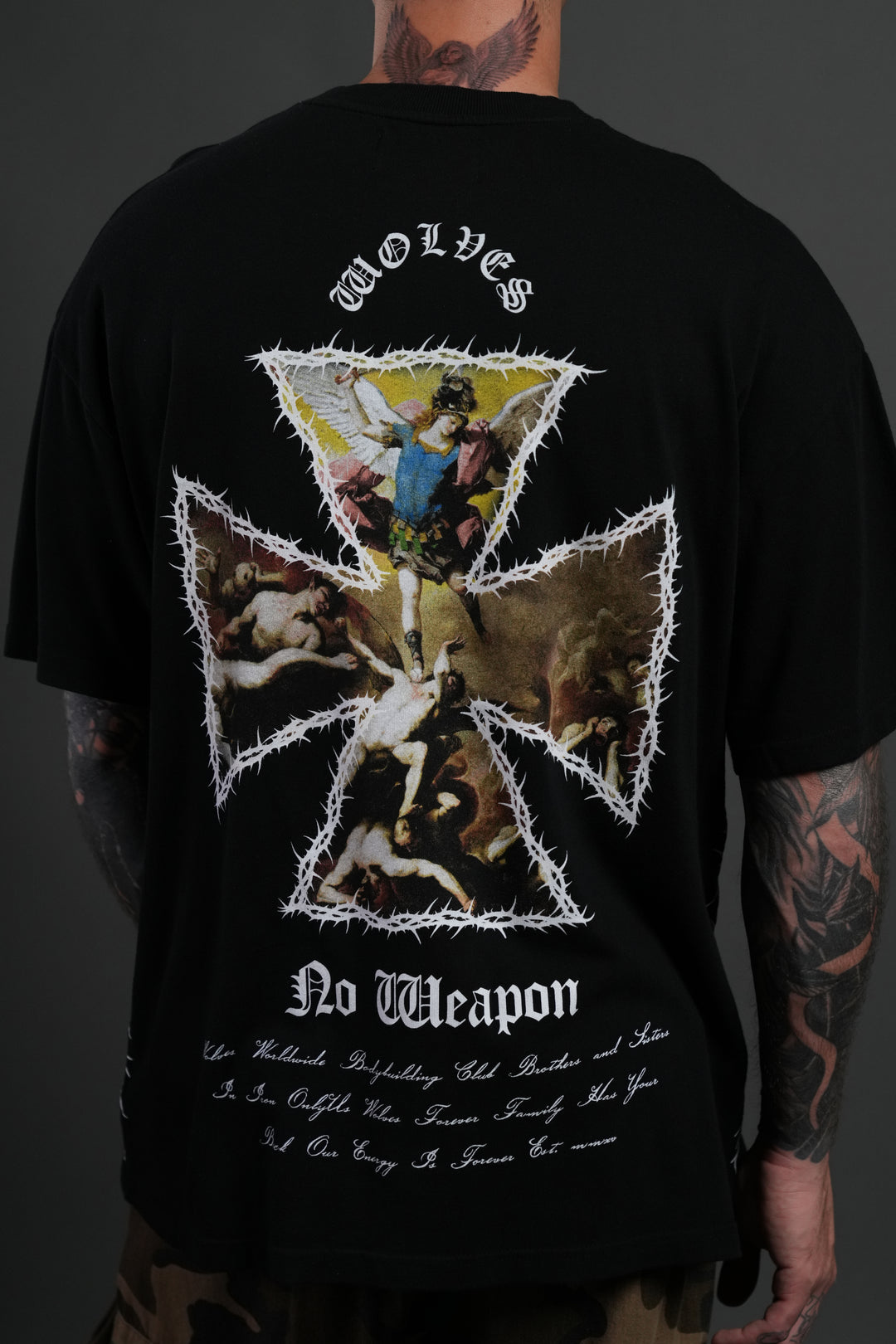 Ascend Premium Oversized Tee in Black