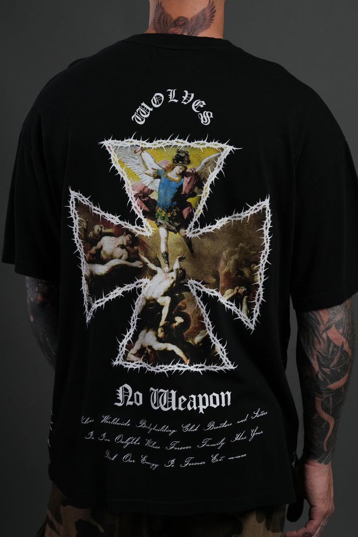 Ascend Premium Oversized Tee in Black