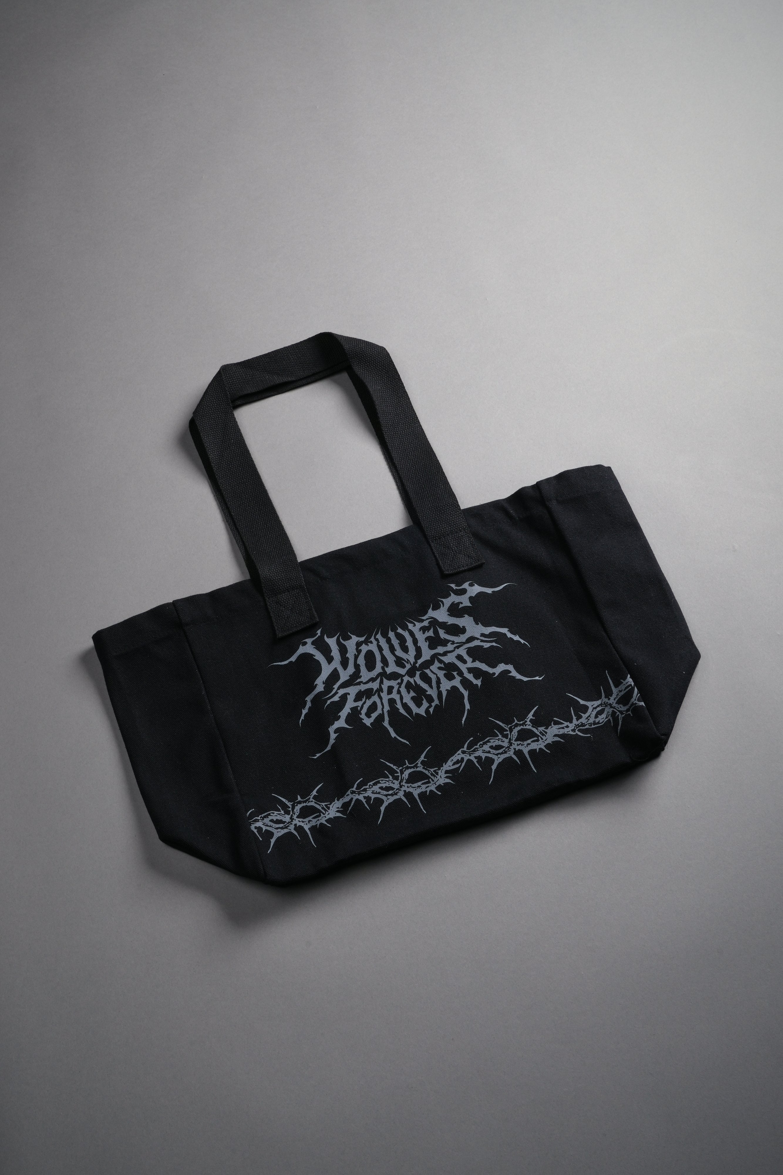 Surrounded by Thorns Mini Tote Bag in Black