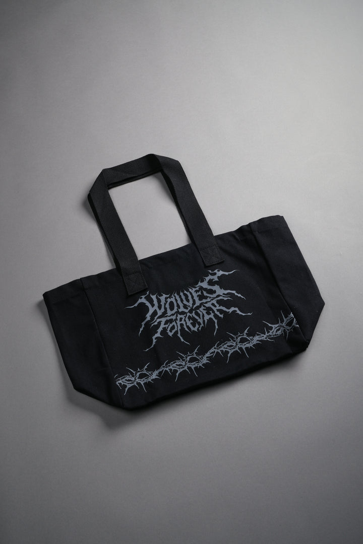 Surrounded by Thorns Mini Tote Bag in Black
