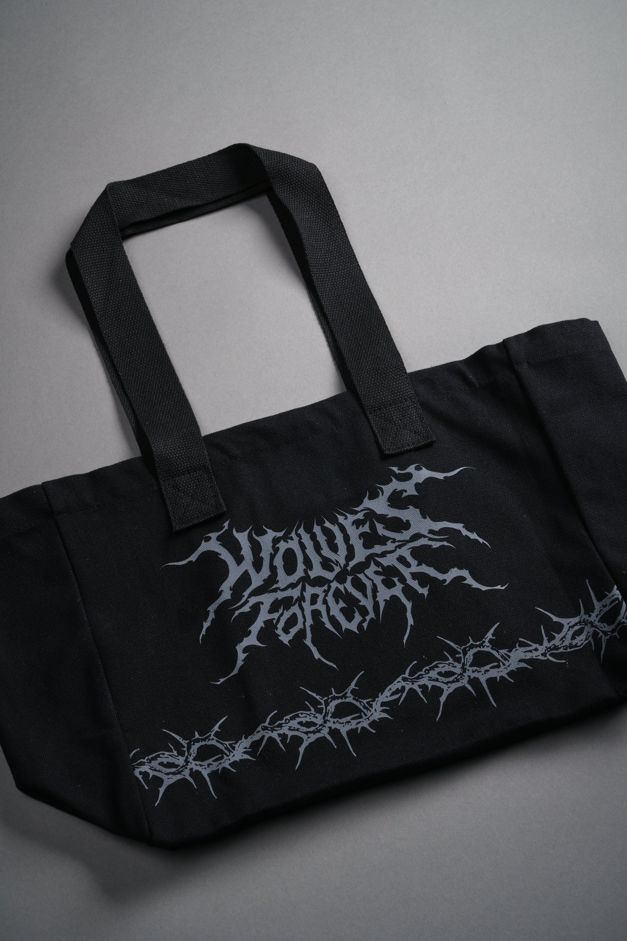 Surrounded by Thorns Mini Tote Bag in Black