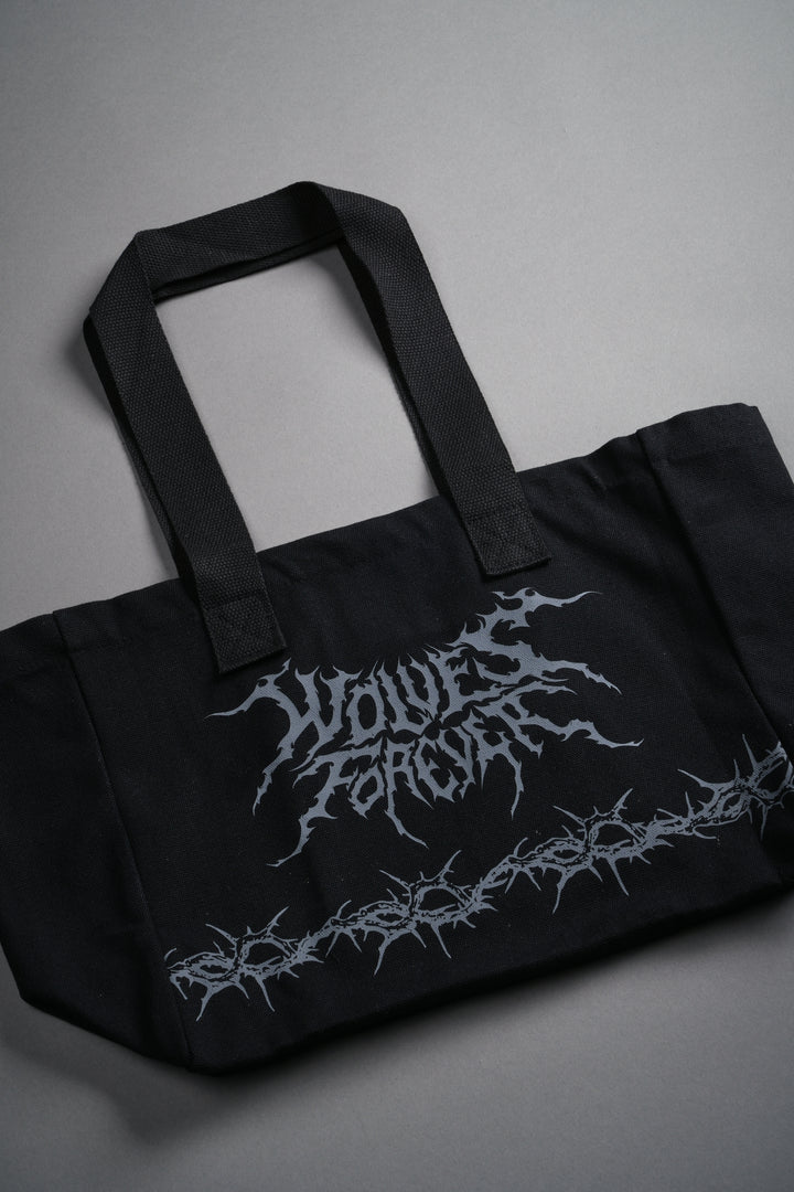 Surrounded by Thorns Mini Tote Bag in Black