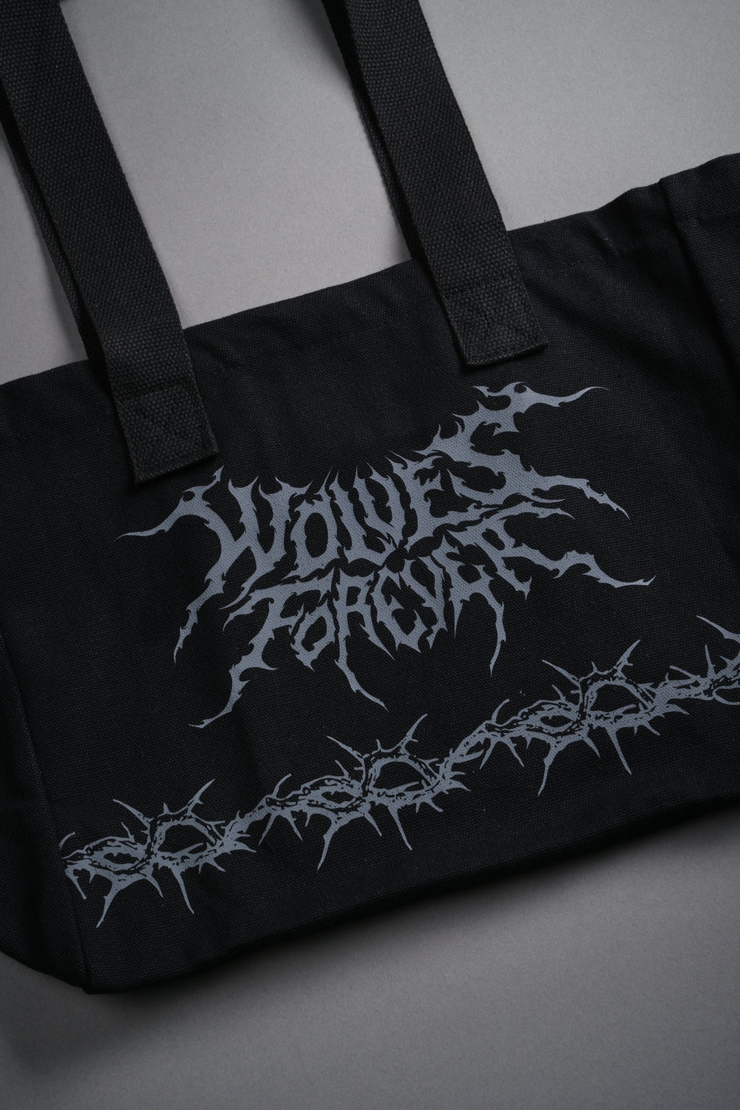 Surrounded by Thorns Mini Tote Bag in Black