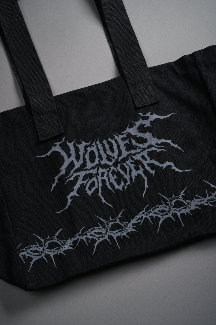 Surrounded by Thorns Mini Tote Bag in Black