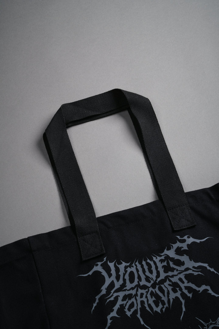 Surrounded by Thorns Mini Tote Bag in Black