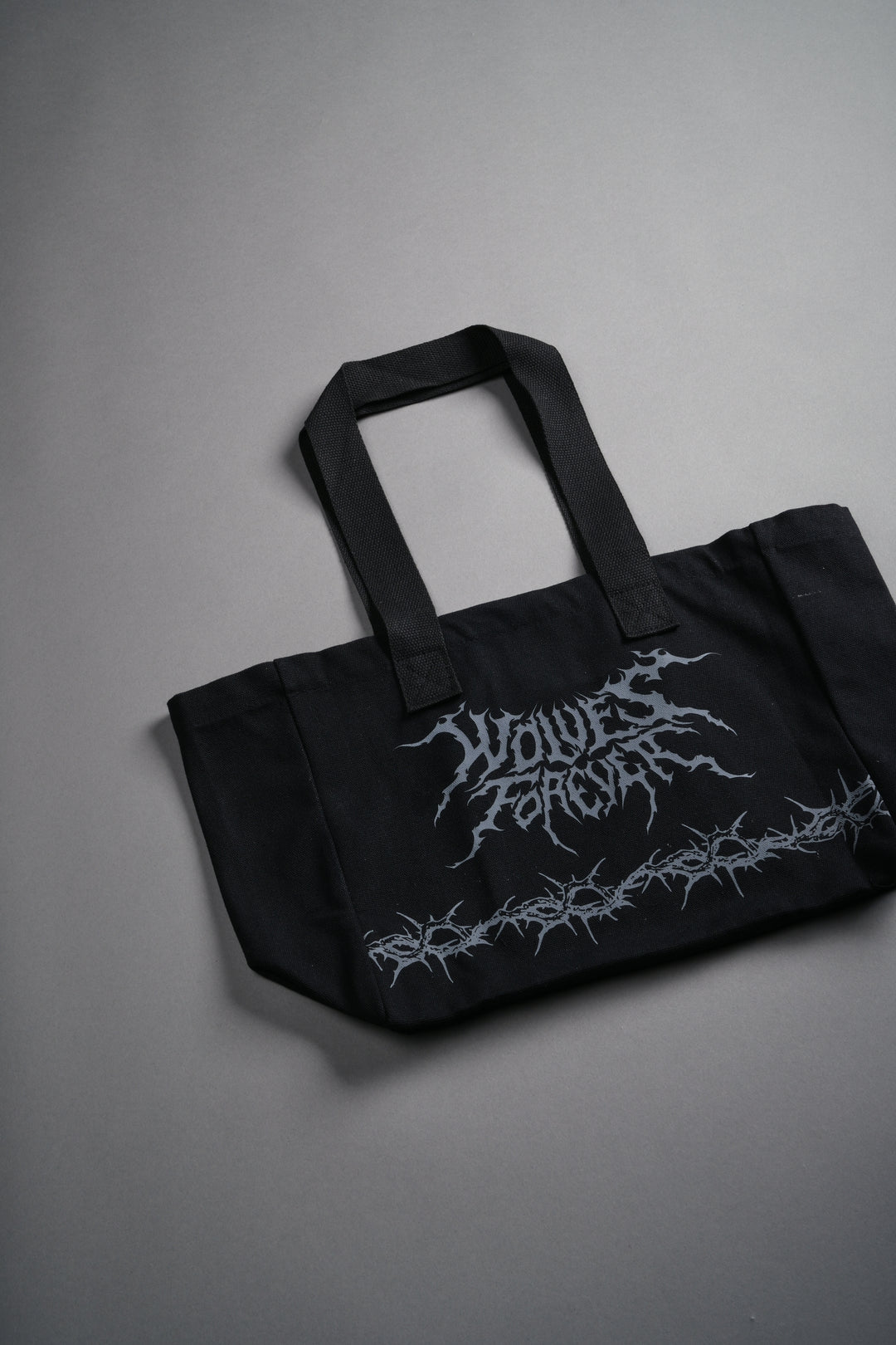 Surrounded by Thorns Mini Tote Bag in Black