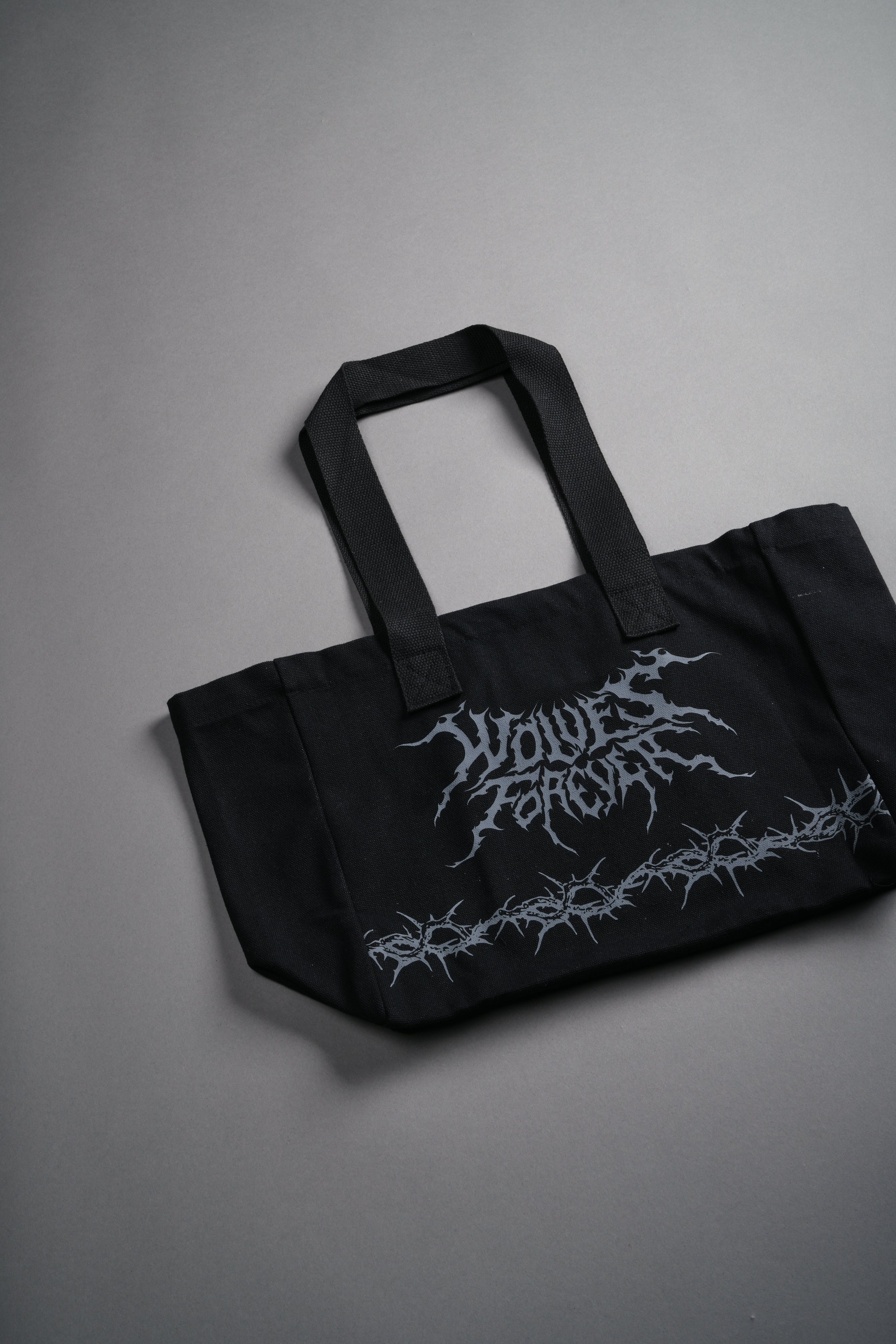 Surrounded by Thorns Mini Tote Bag in Black