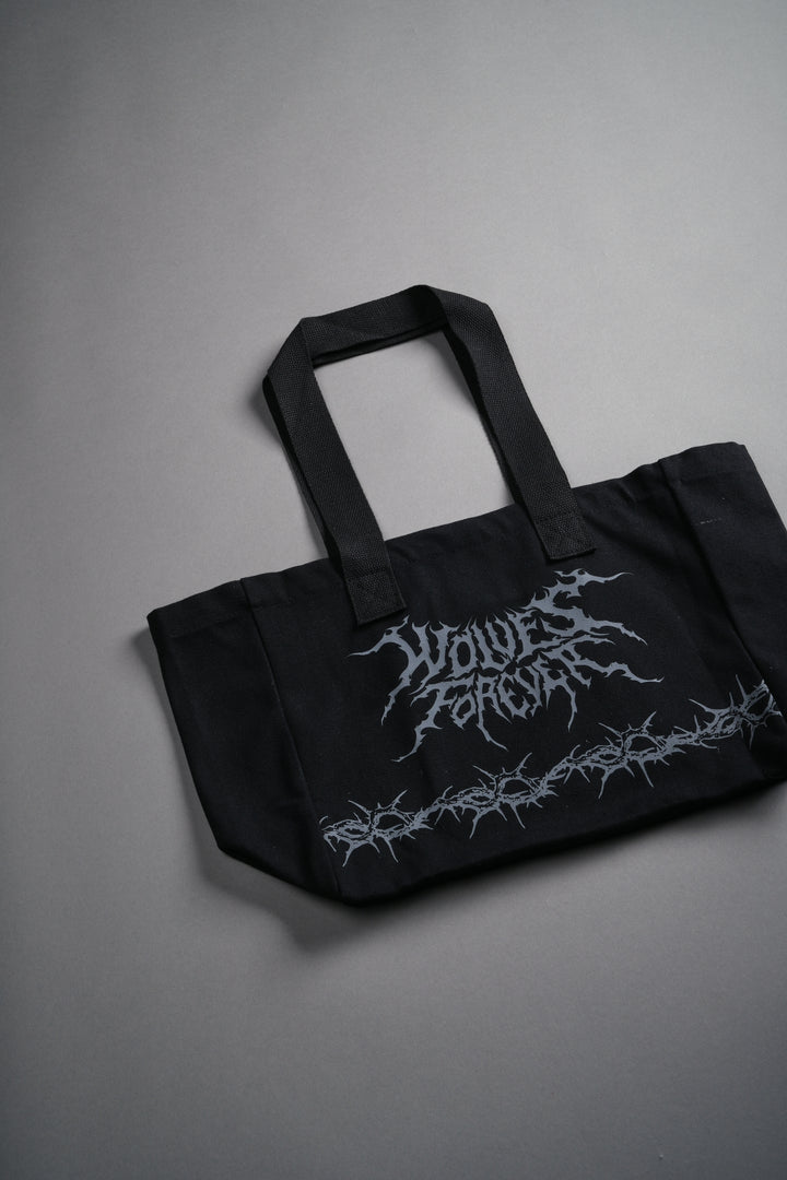 Surrounded by Thorns Mini Tote Bag in Black