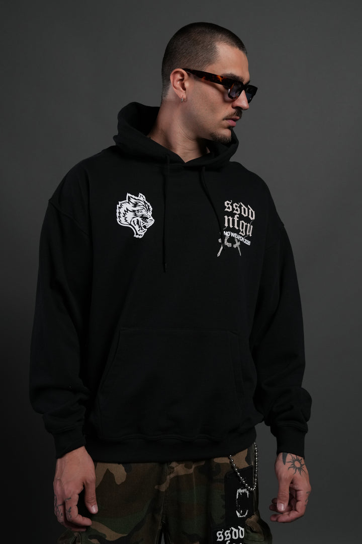 The Fallen "Grunge" Hoodie in Black