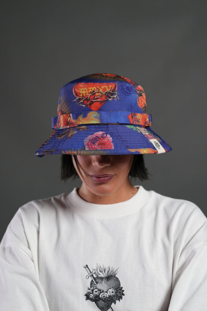 Wolf Patch V2 Boonie Bucket Hat in Corazon de Fuego