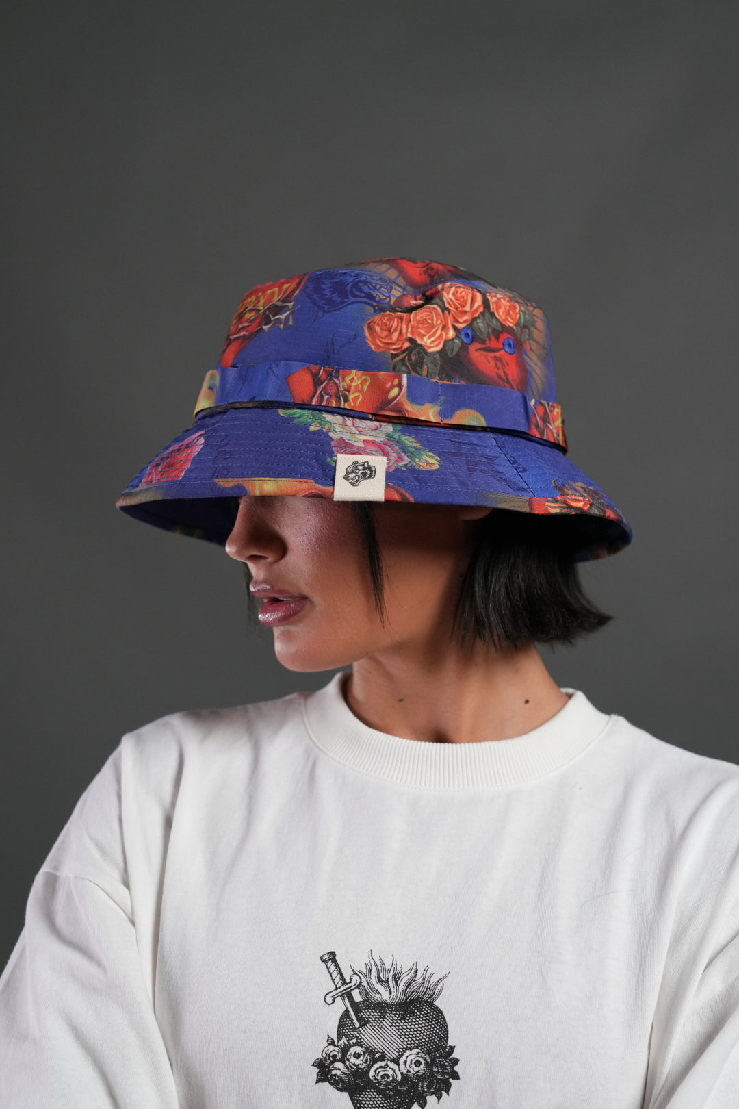 Wolf Patch V2 Boonie Bucket Hat in Corazon de Fuego