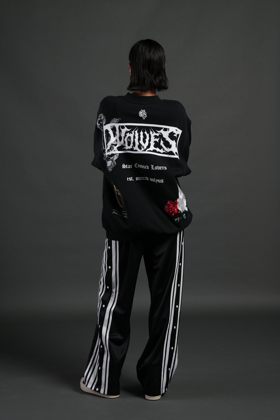 Doomed Love London Unisex Crewneck in Black