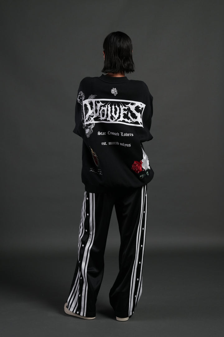 Doomed Love London Unisex Crewneck in Black