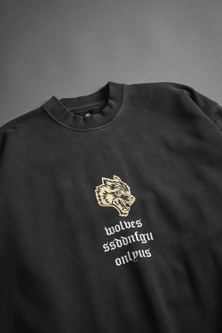 Desert Howl London Crewneck in Wolf Gray