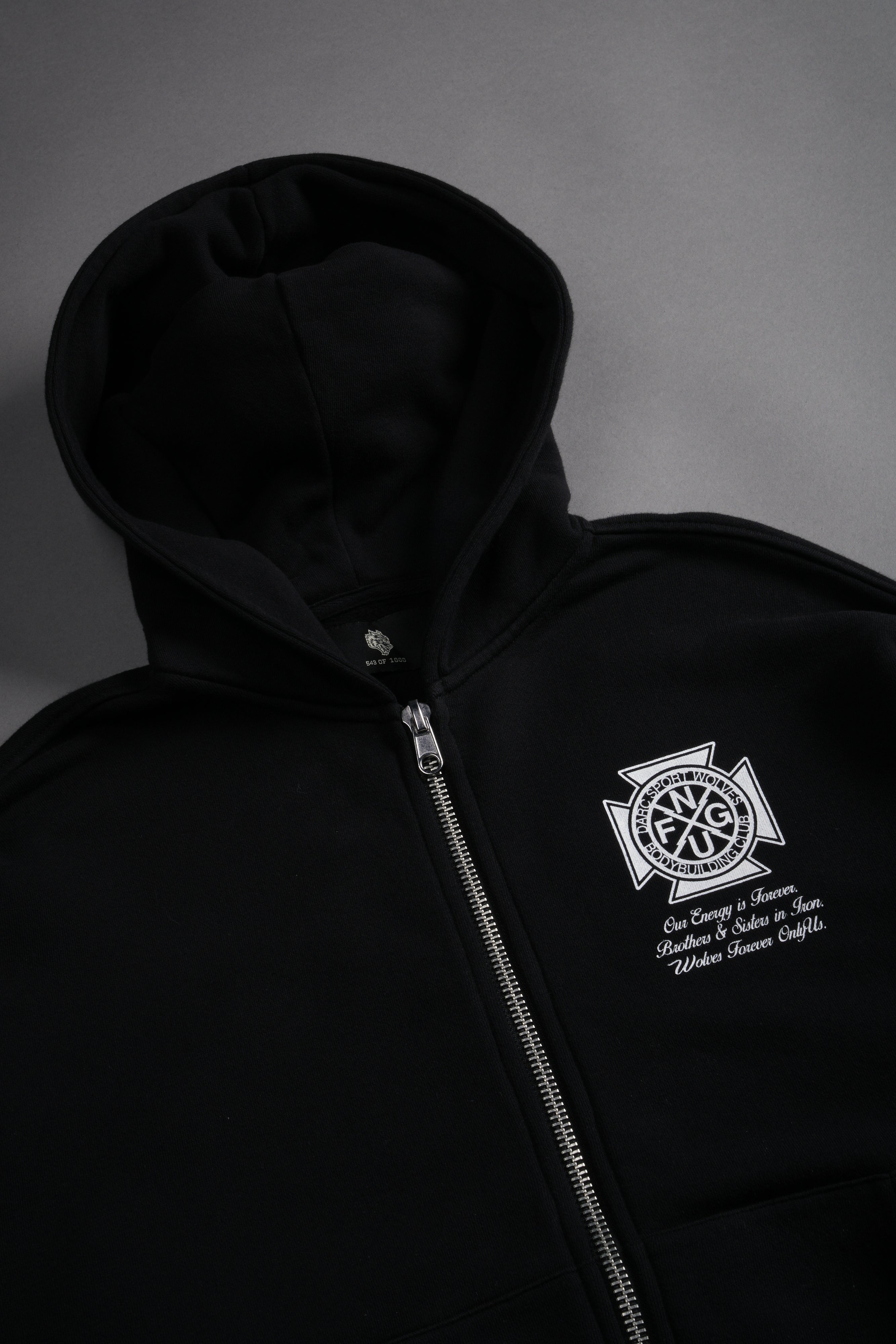 Our Lineage Darco Double Zip Hoodie in Black – DarcSport
