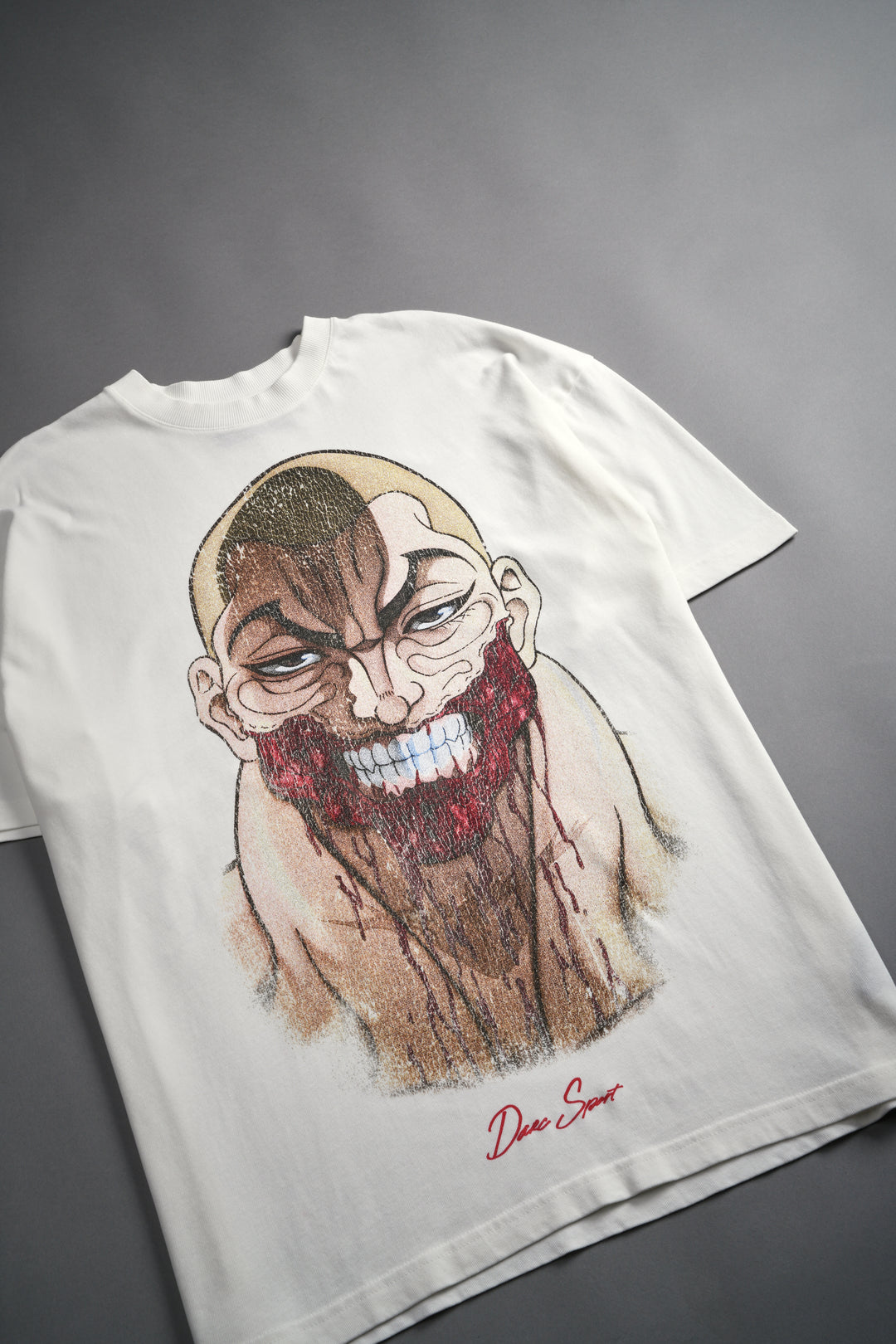 Enraged "Premium" Oversized Tee in Cream