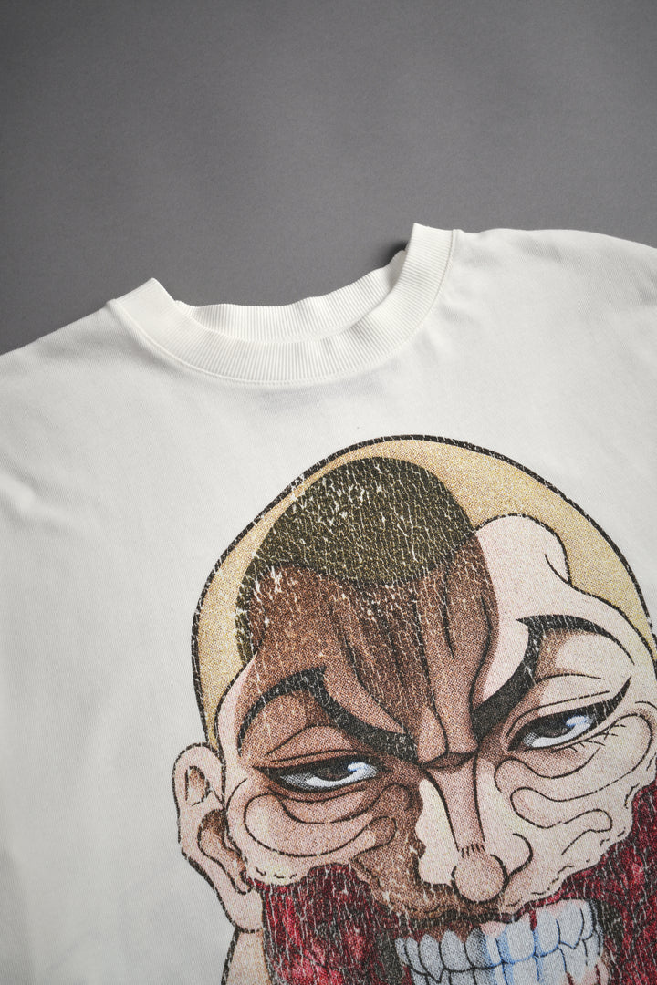 Enraged "Premium" Oversized Tee in Cream
