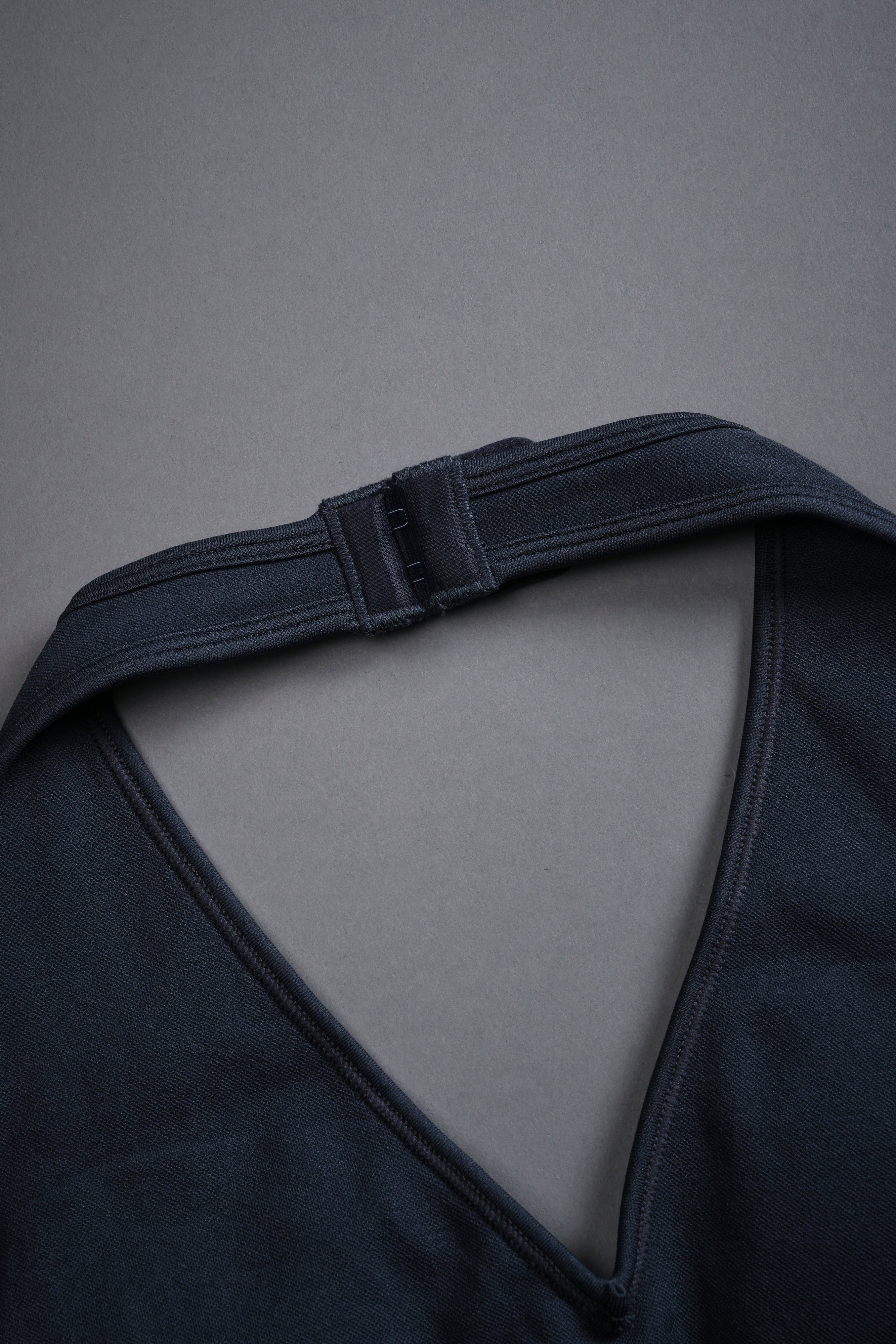 From The Shadows "Everson Seamless" Halter Bra in Midnight Blue