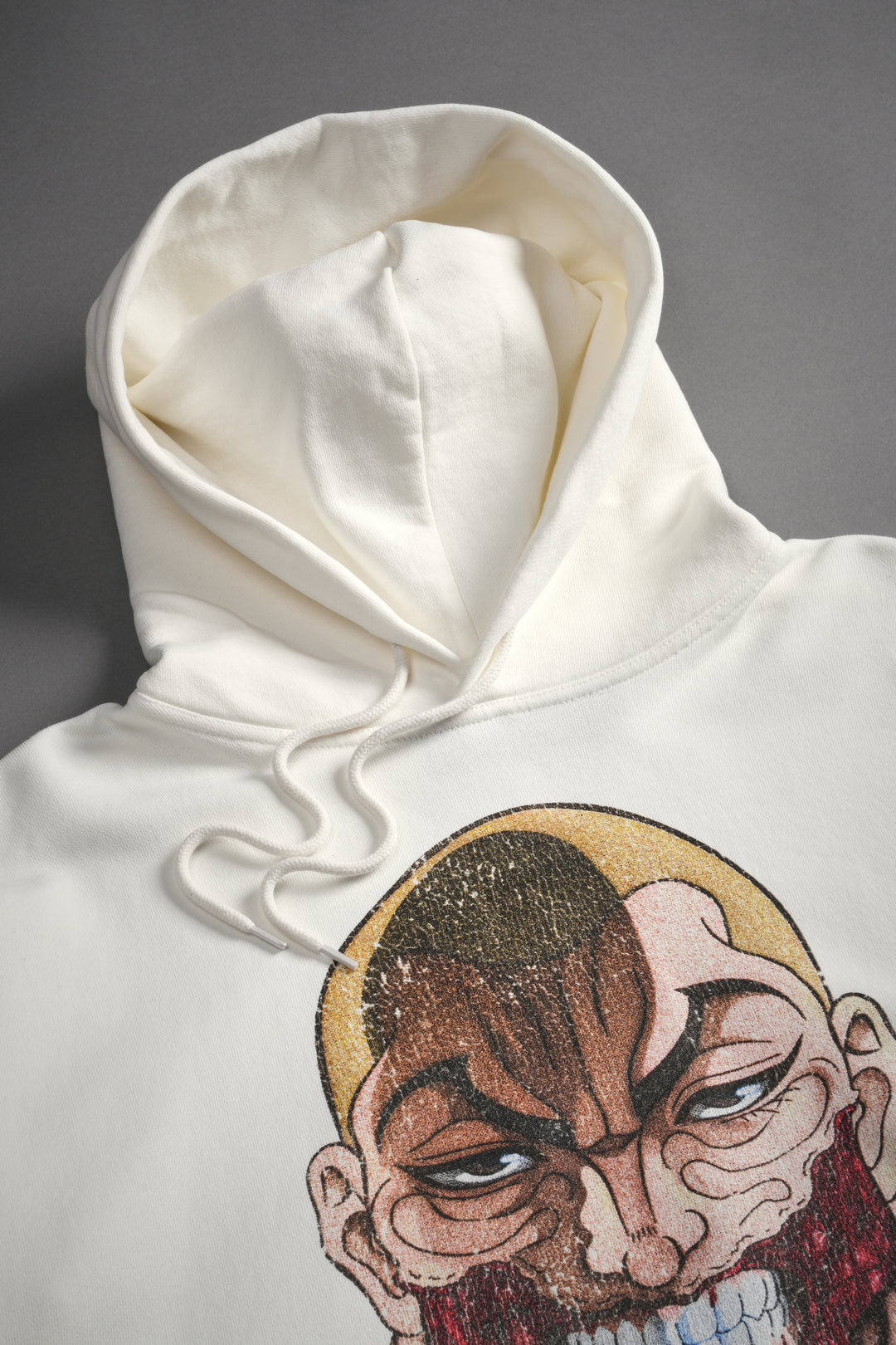 Enraged "Grunge" Hoodie in Cream