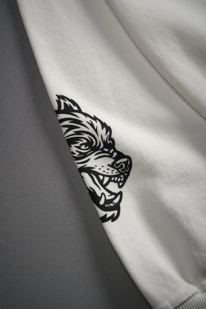 Enraged "Grunge" Hoodie in Cream