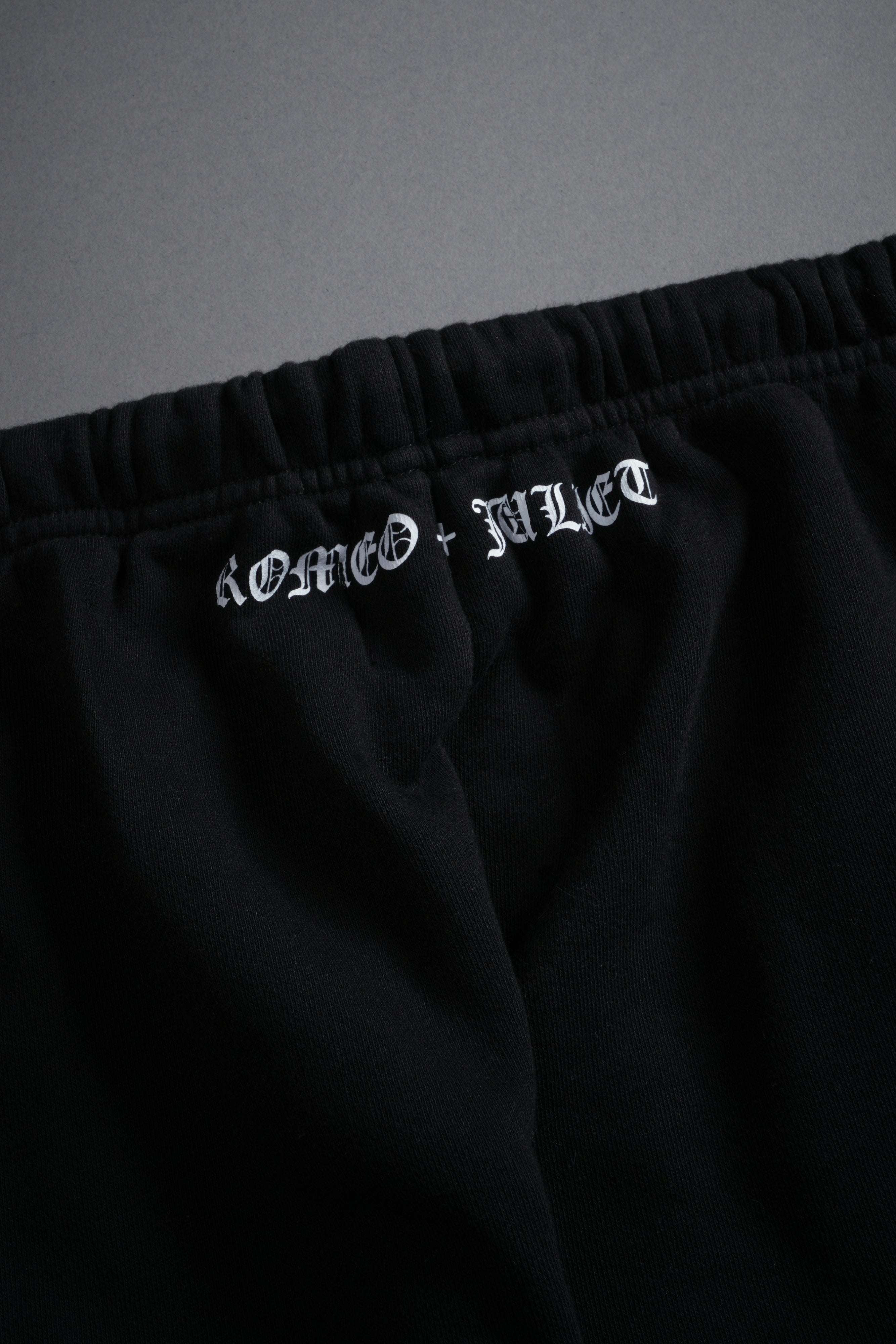 Heart Oath Unisex Lightweight Lounger Sweat Pants in Black