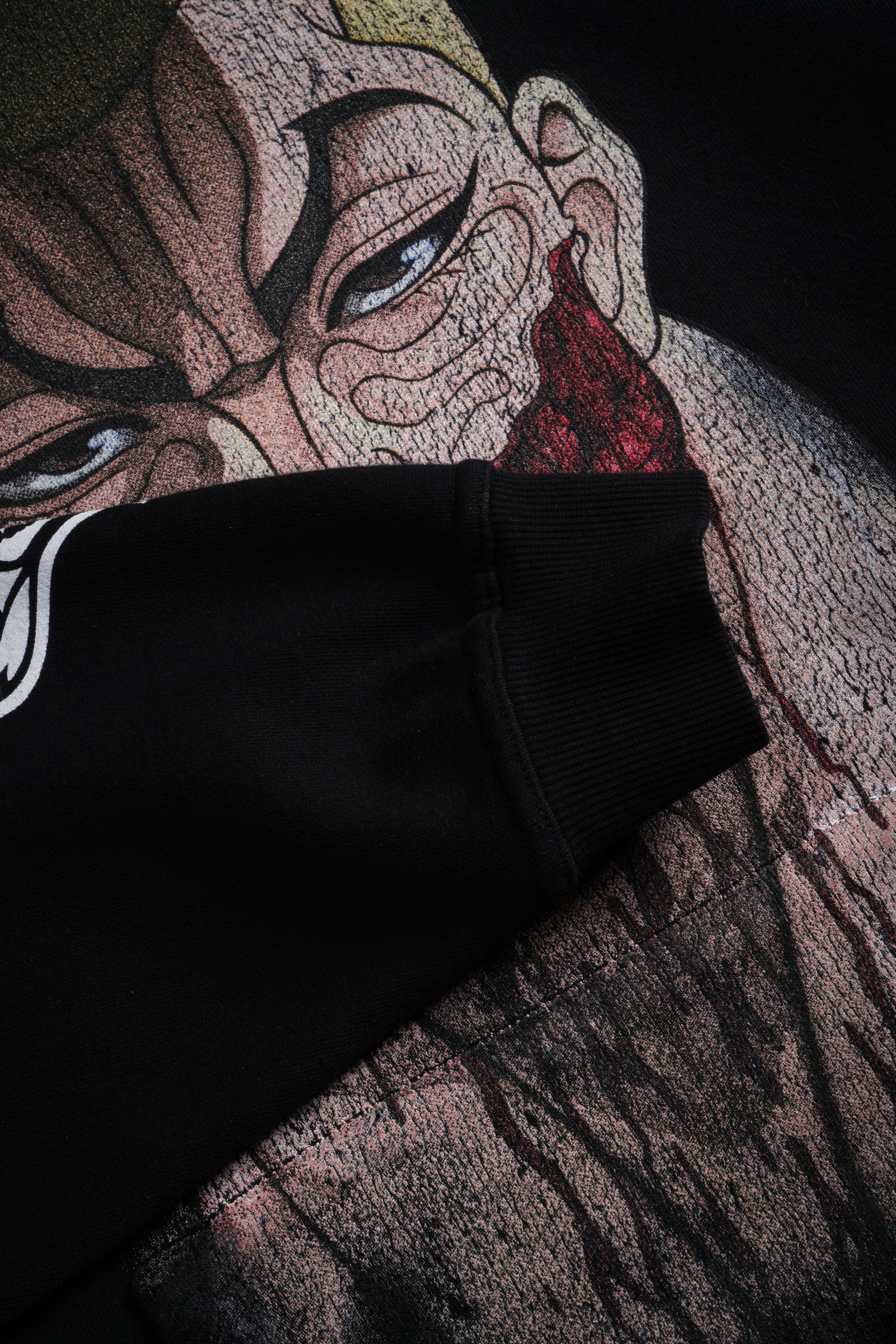 Enraged "Grunge" Hoodie in Black