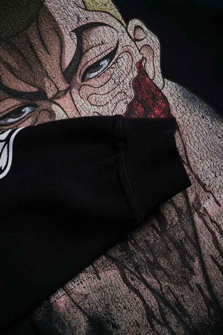 Enraged "Grunge" Hoodie in Black