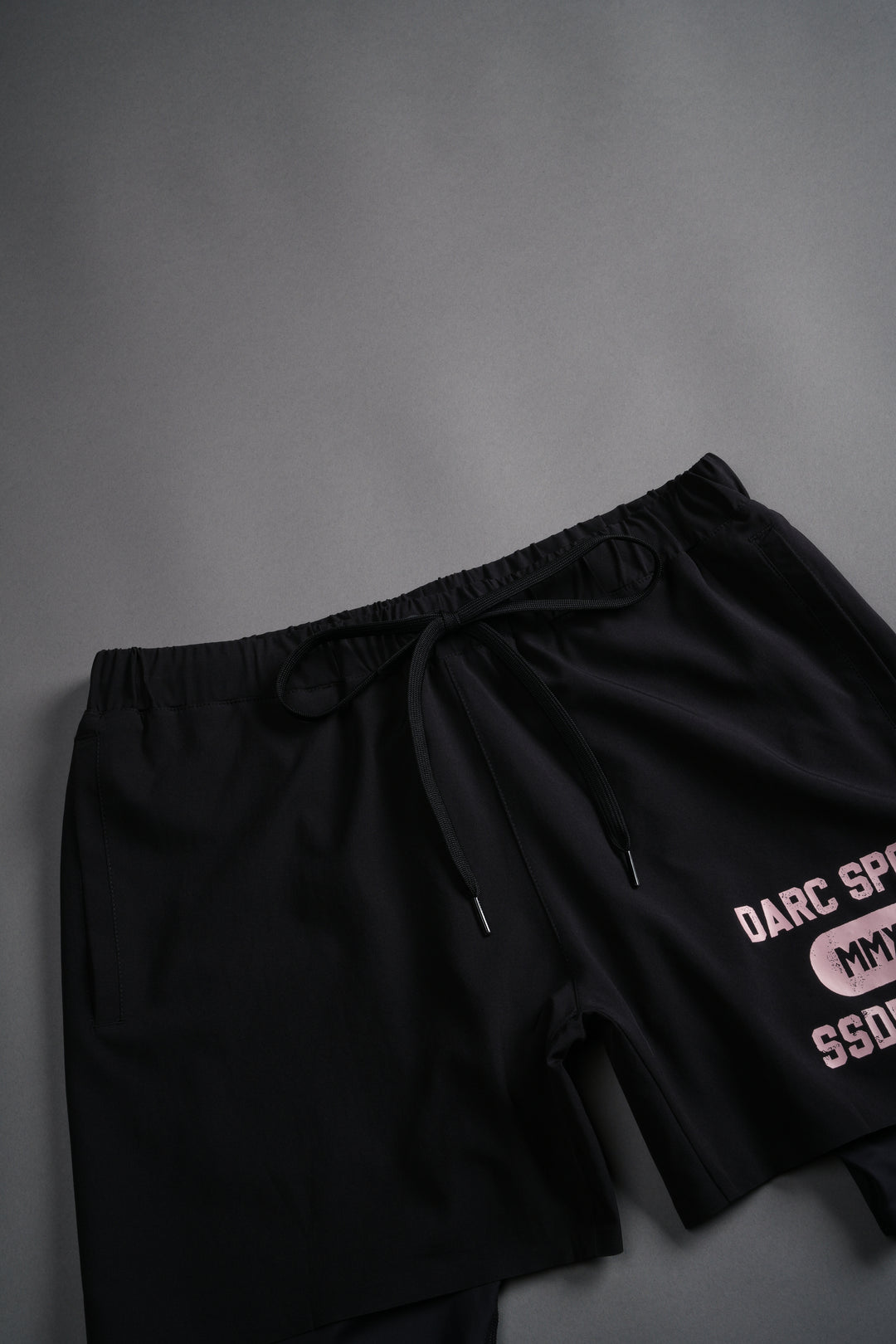 Wolves Forever Compression Shorts in Black