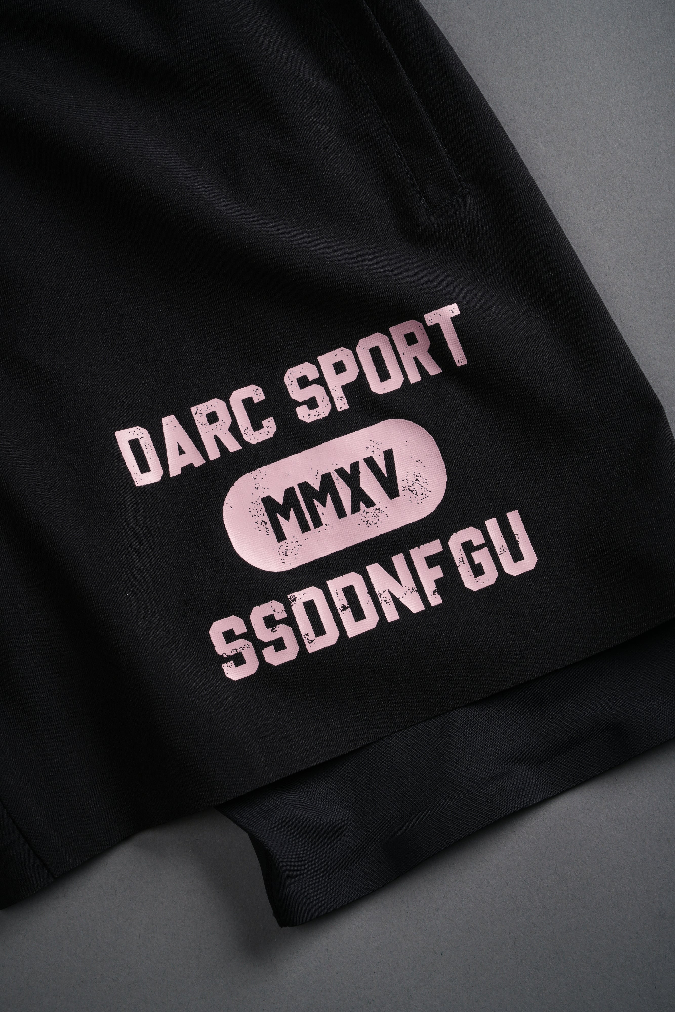 Wolves Forever Compression Shorts in Black