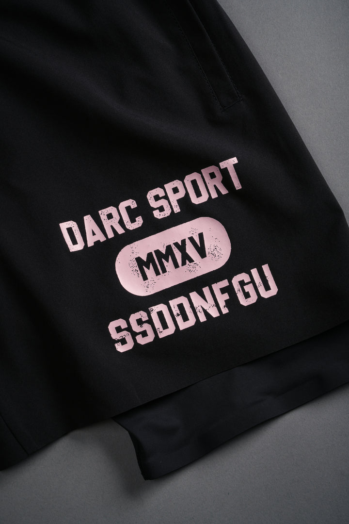 Wolves Forever Compression Shorts in Black