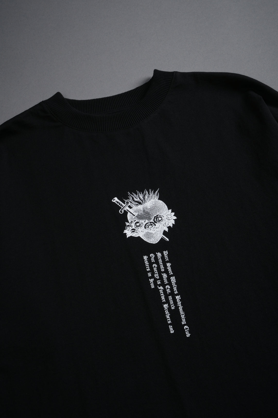 Sin Again Unisex Grunge Tee in Black