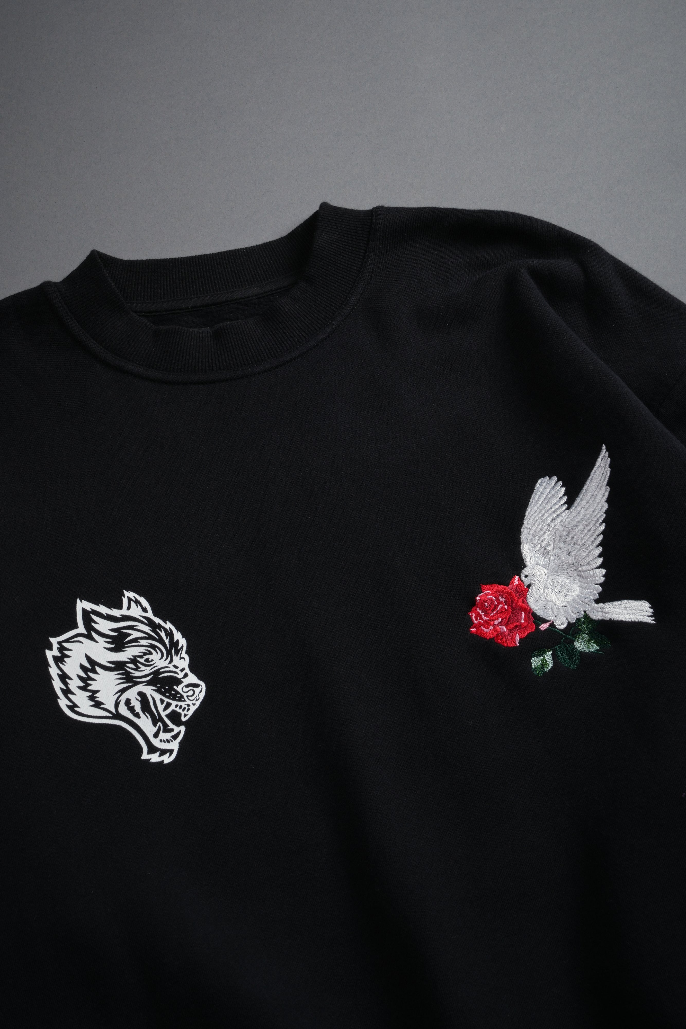Doomed Love London Unisex Crewneck in Black
