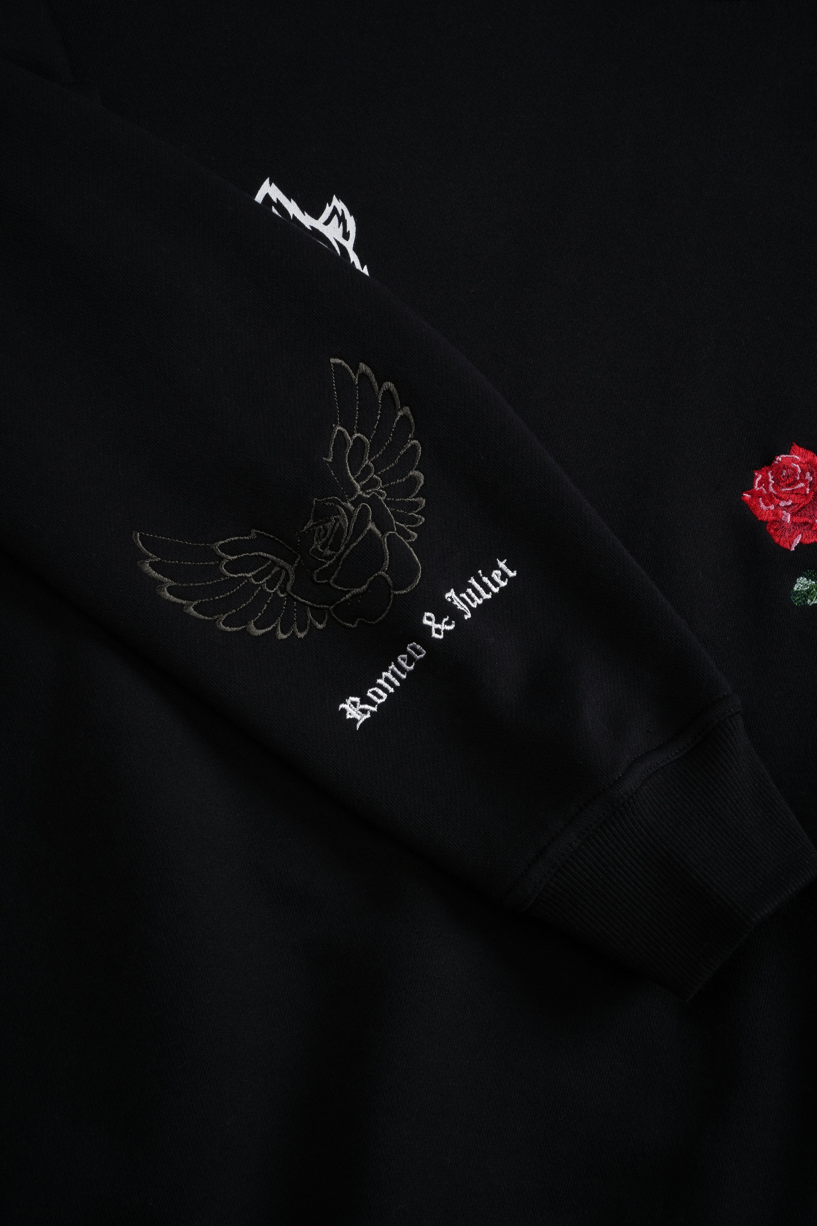 Doomed Love London Unisex Crewneck in Black