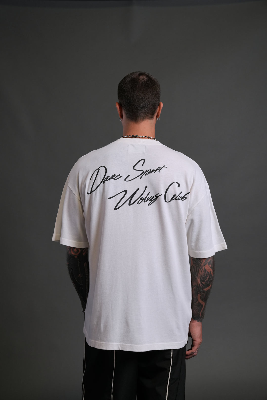 Wolves Club FRVR Unisex "Premium" Oversized Tee in Cream