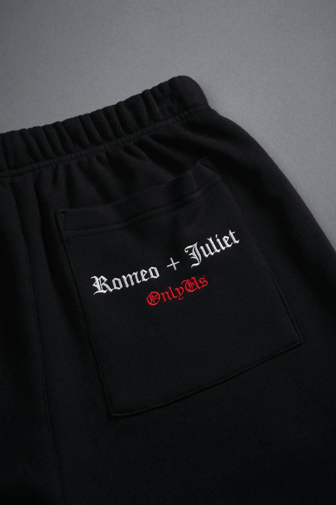 Doomed Love Post Lounge Sweat Shorts in Black