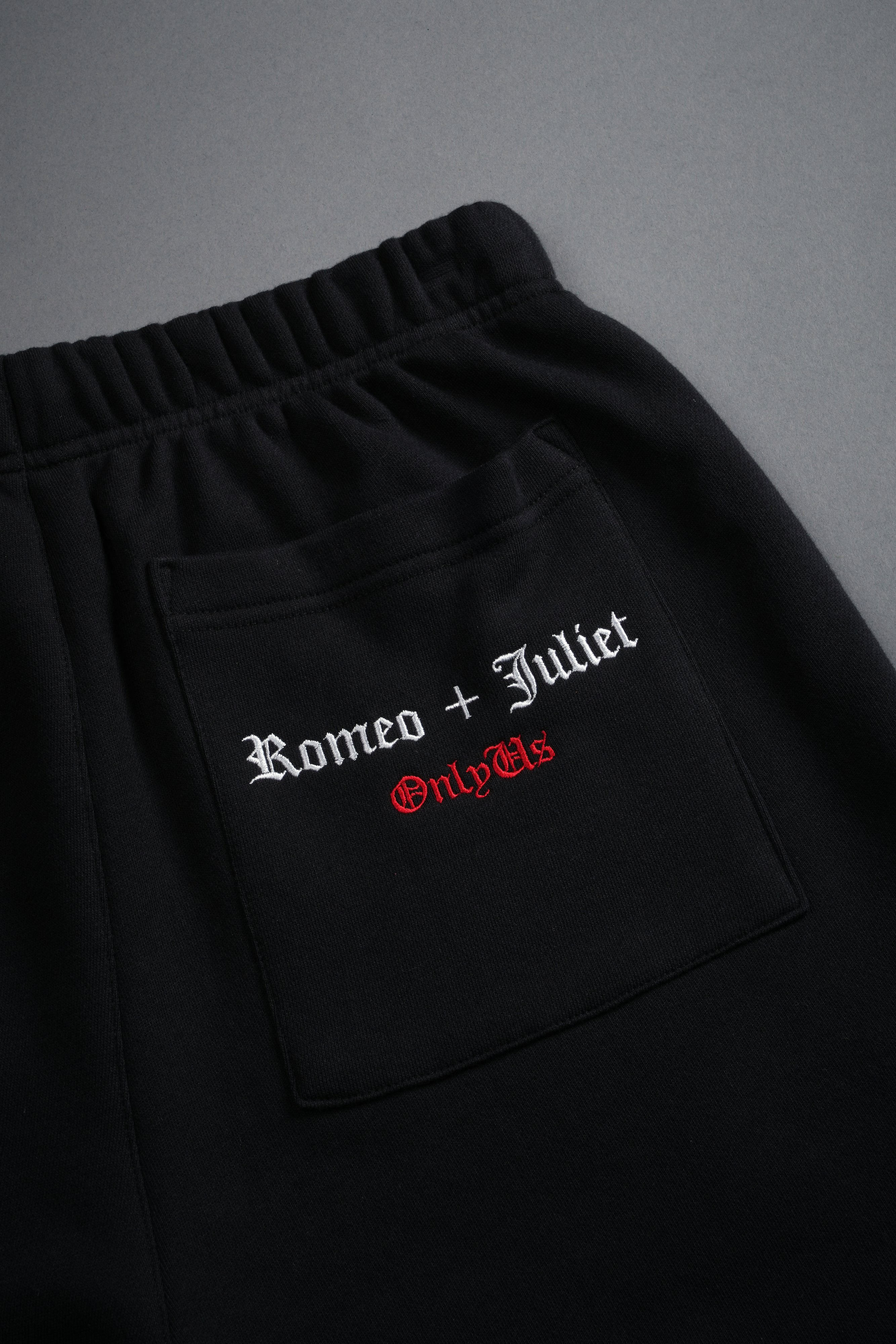 Doomed Love Post Lounge Sweat Shorts in Black