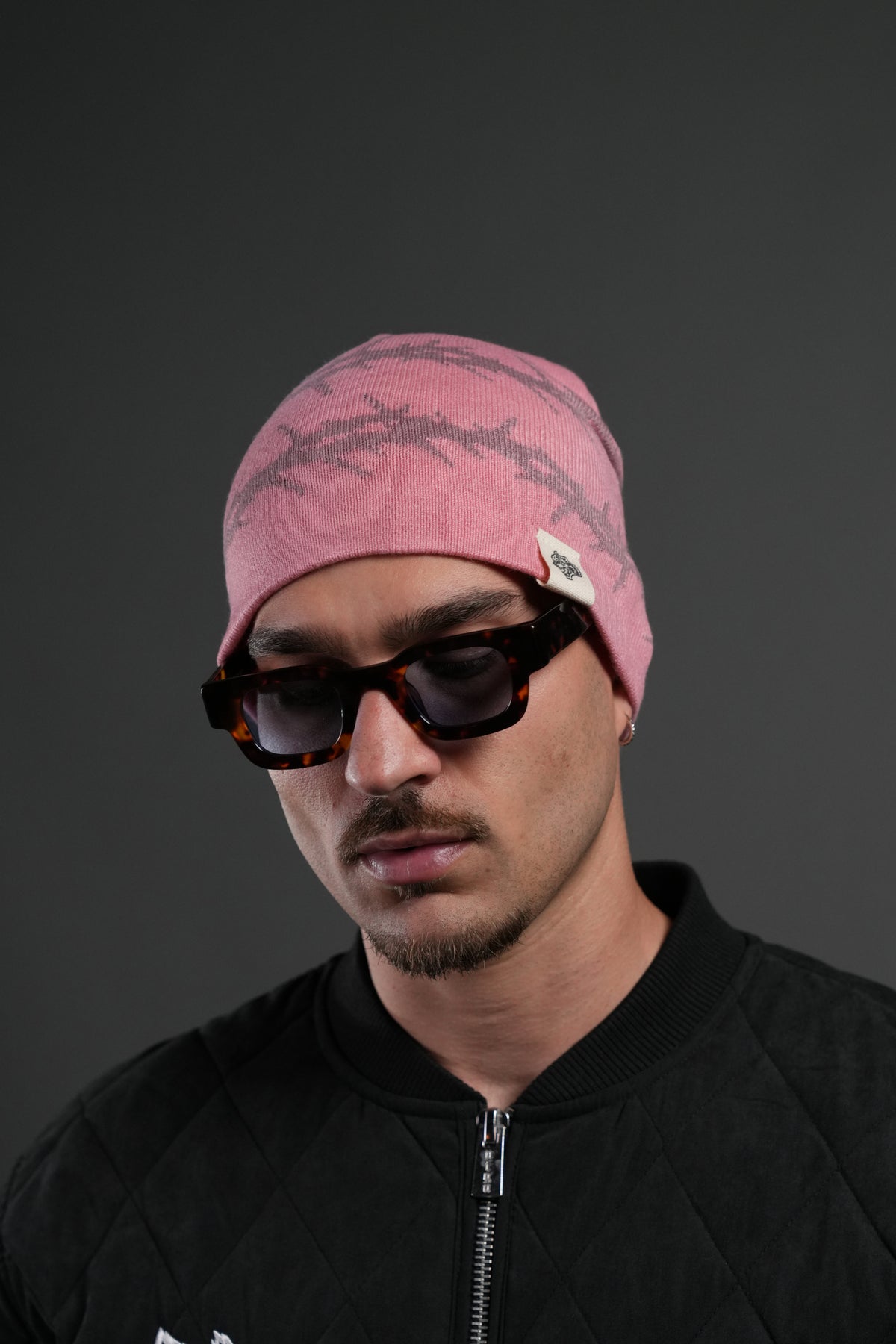 Thorns Cap Beanie in Blush