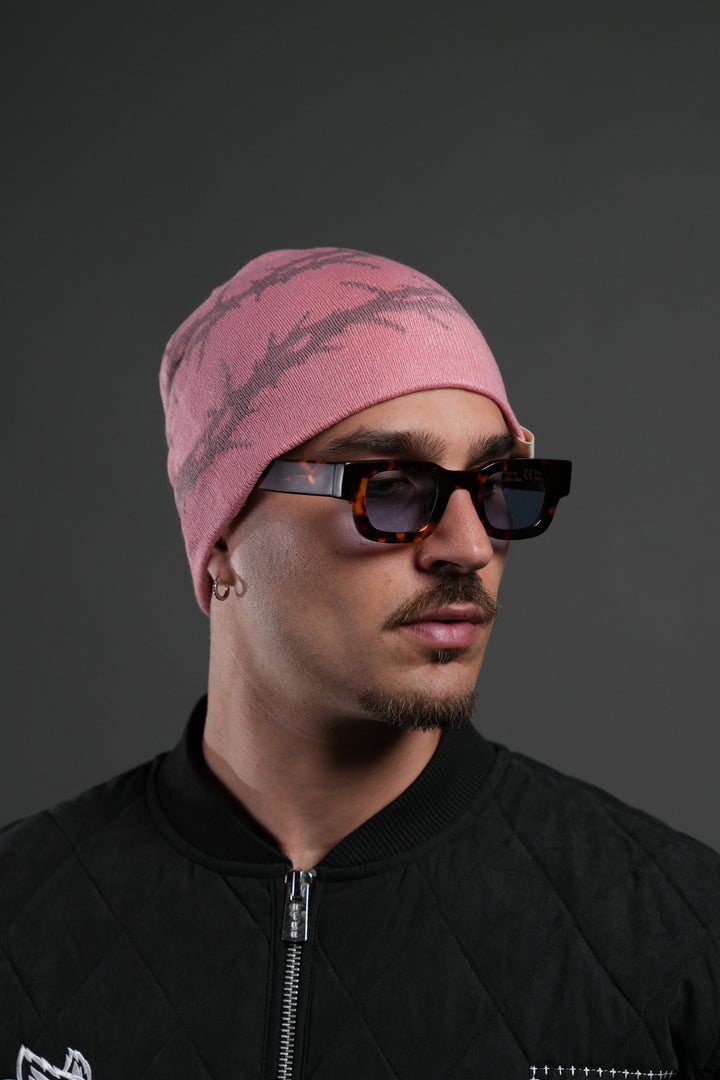Thorns Cap Beanie in Blush