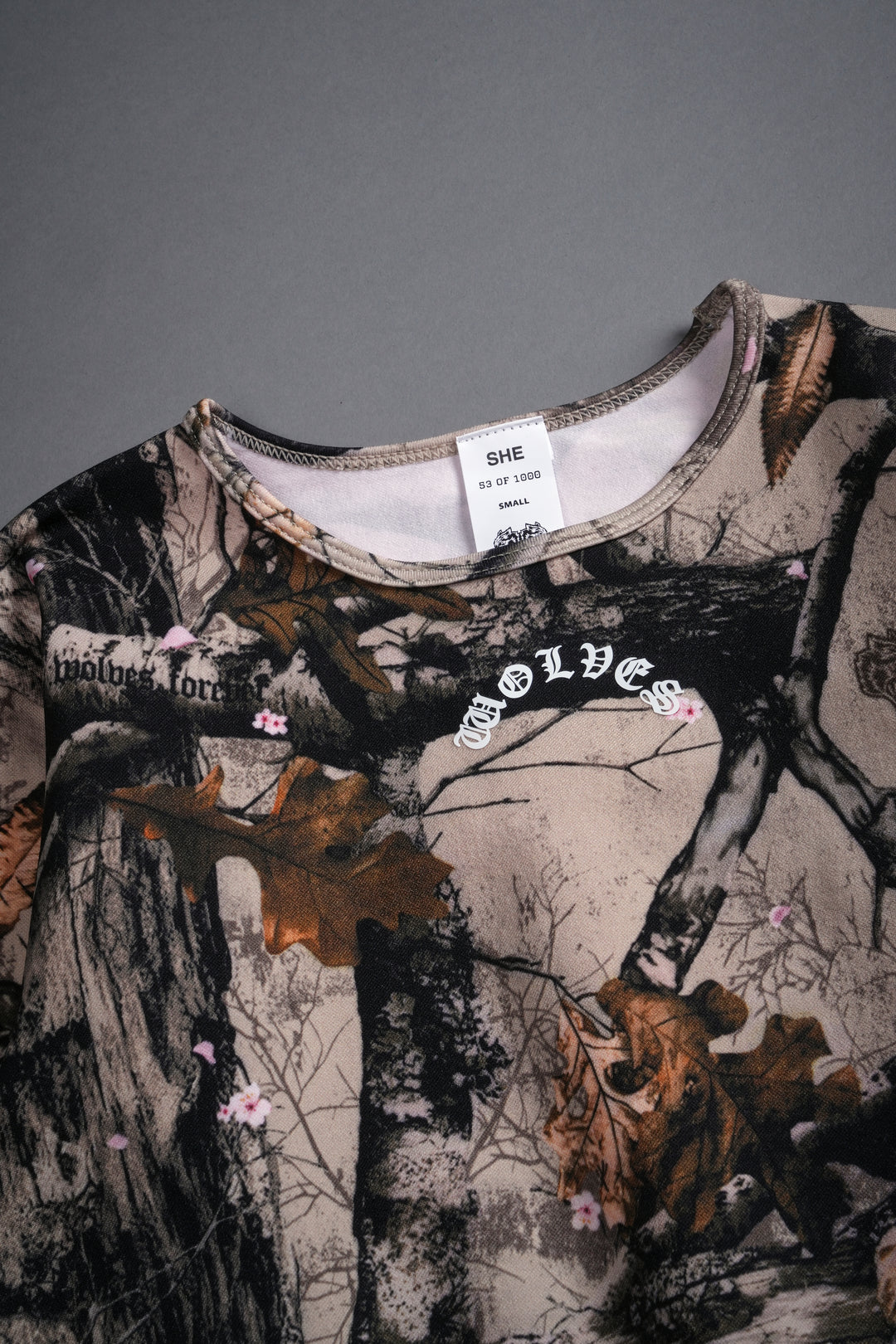 Chopper Everson "Everson Seamless" L/S Top in Cherry Blossom Woodland Camo