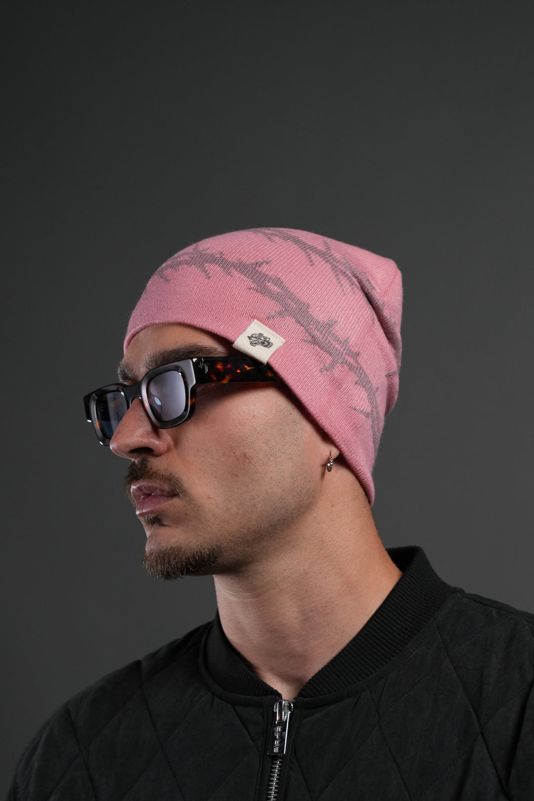 Thorns Cap Beanie in Blush
