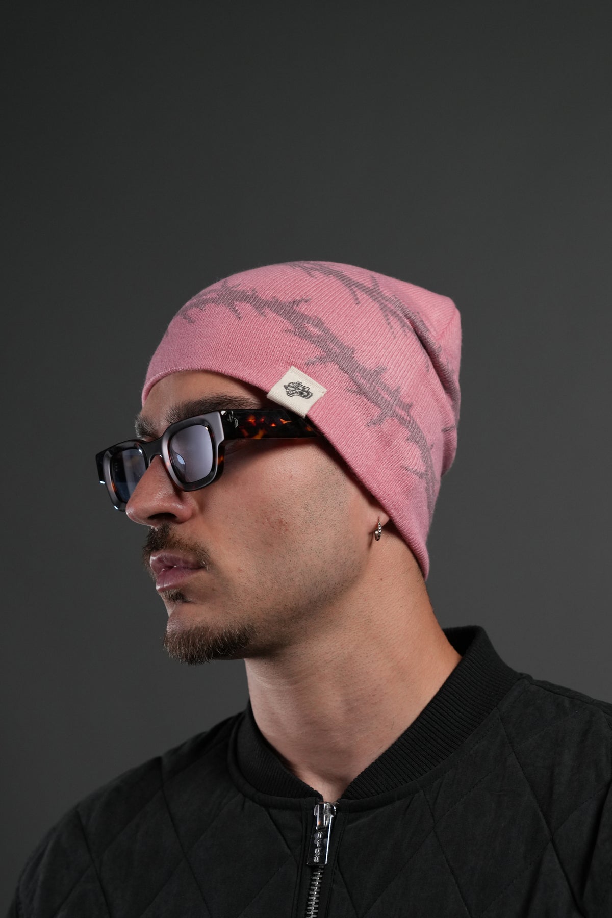 Thorns Cap Beanie in Blush