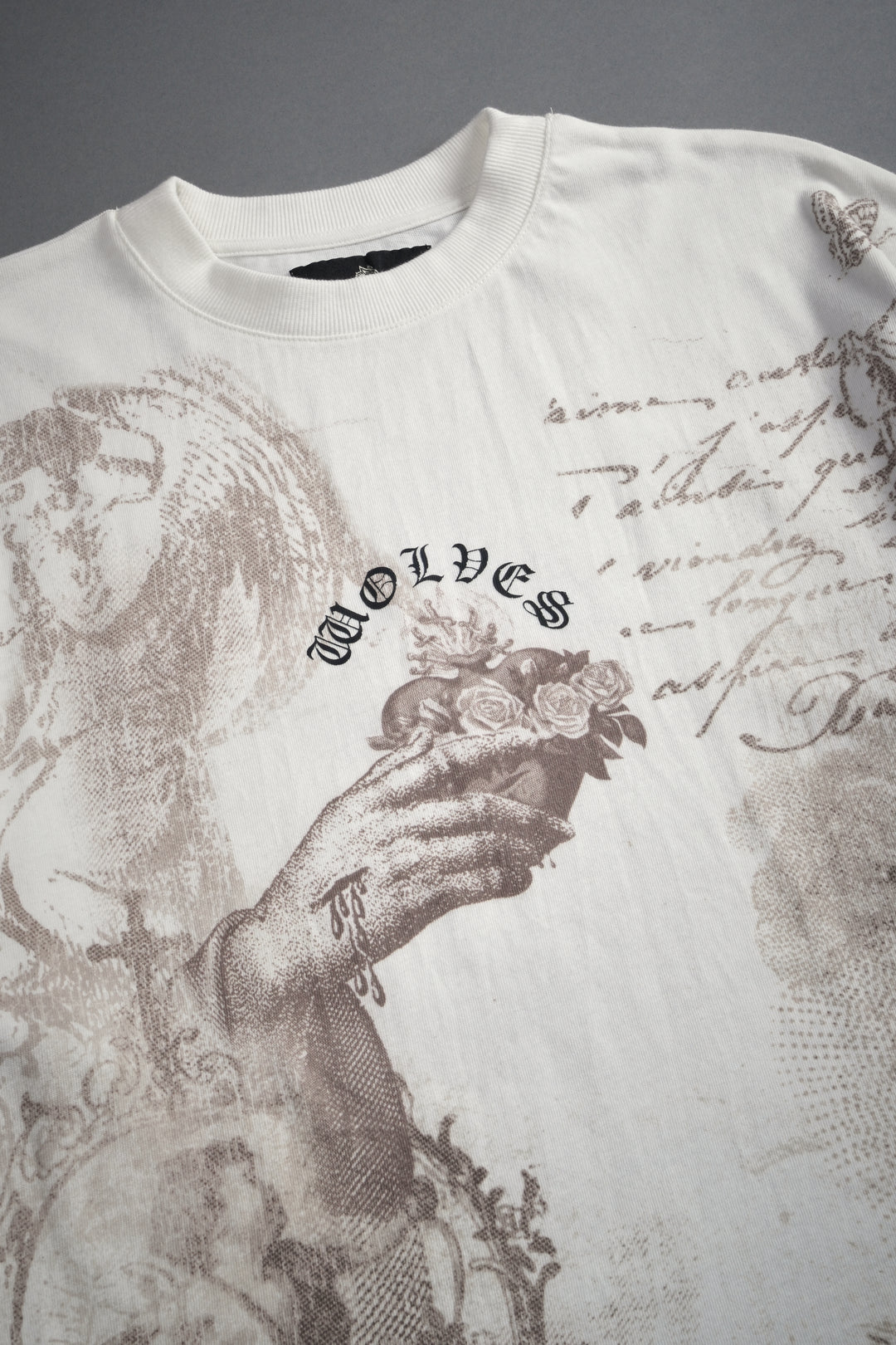 Heart of Thorns Premium Oversized Tee in Cream