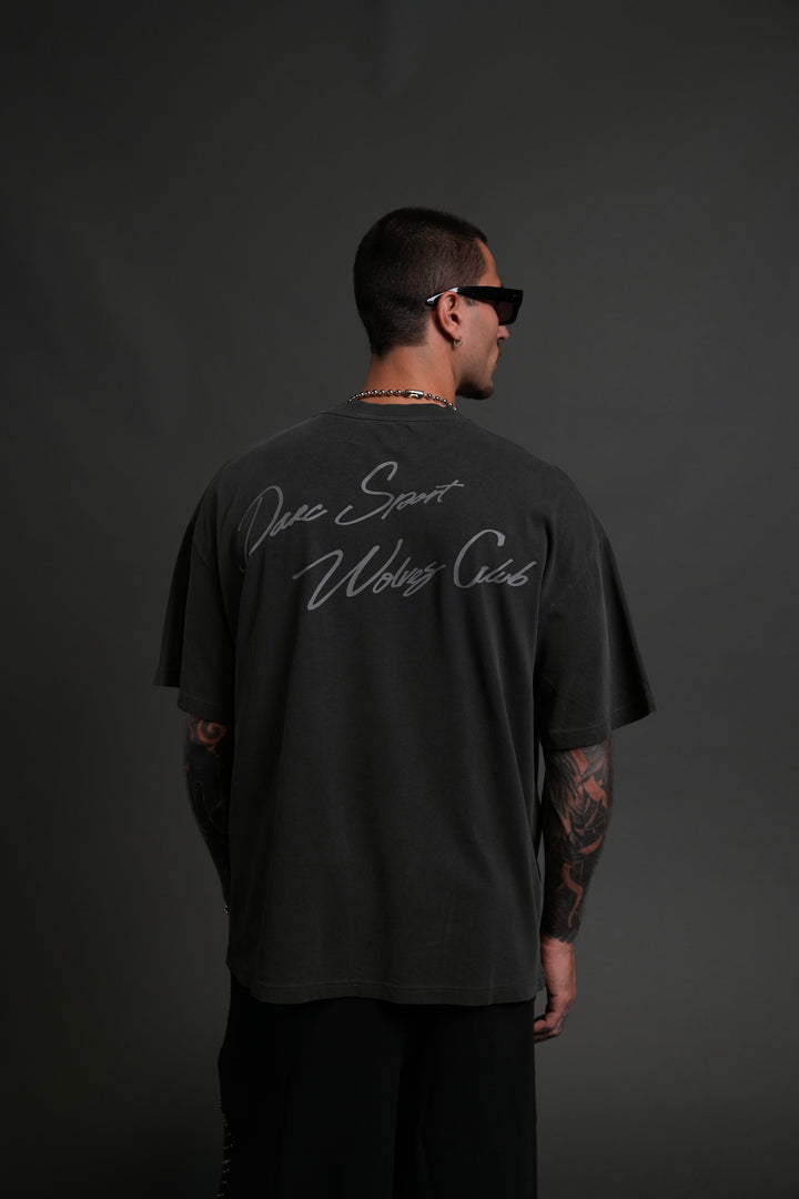 Wolves Club FRVR Unisex "Premium" Oversized Tee in Wolf Gray