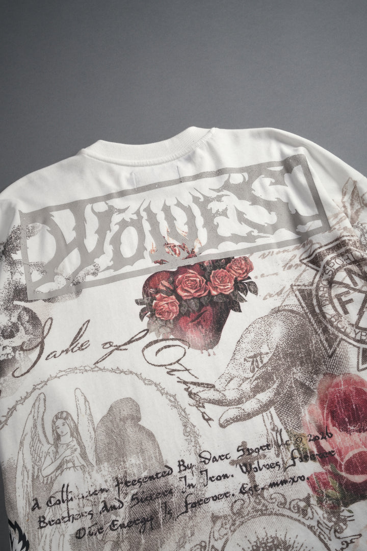 Heart of Thorns Premium Oversized Tee in Cream
