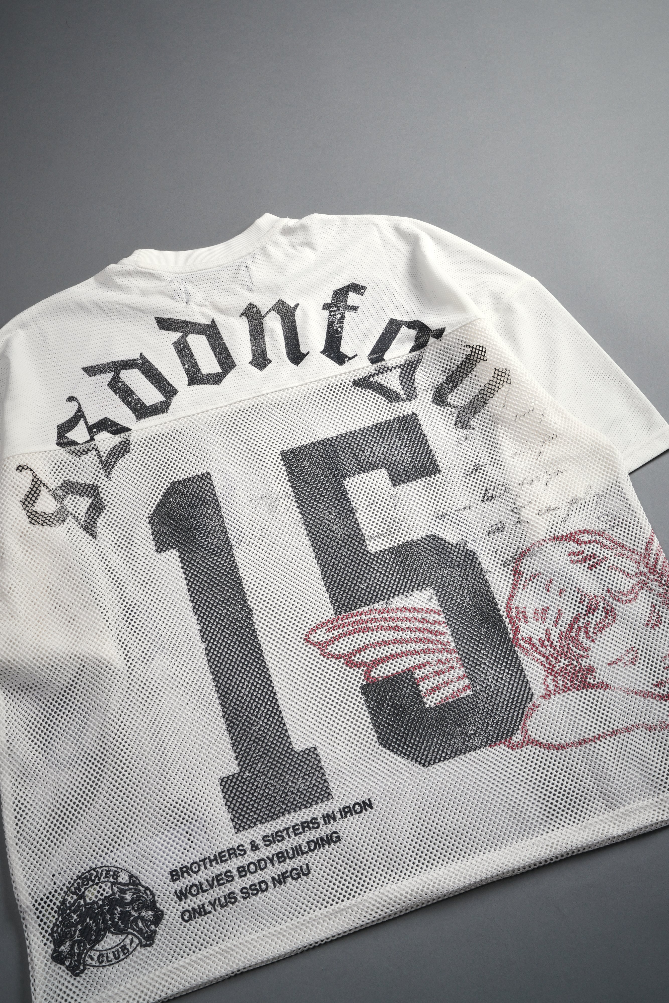 Wolves Pyramid Bobby B Jersey in White