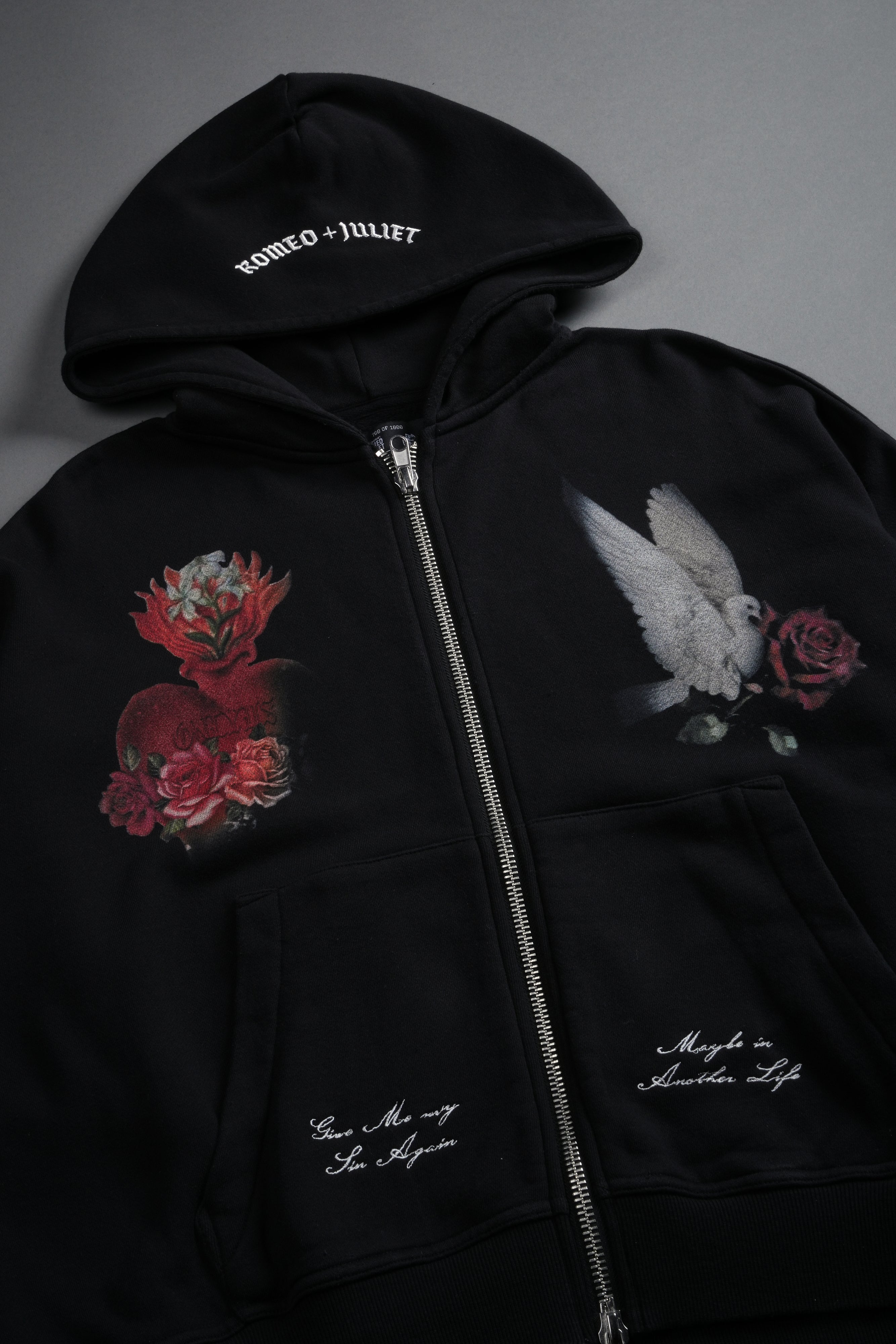 Doomed Love Vex Double Zip Hoodie in Black – DarcSport