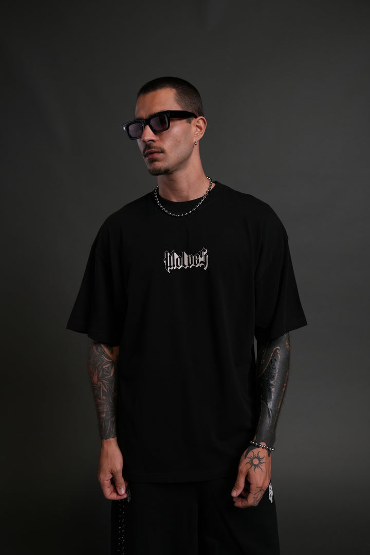 SSDDNFGU Hesh Unisex "Premium" Oversized Tee in Black