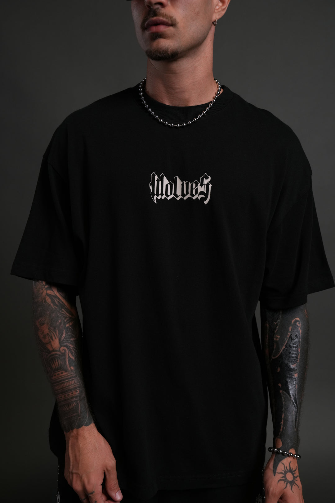 SSDDNFGU Hesh Unisex "Premium" Oversized Tee in Black