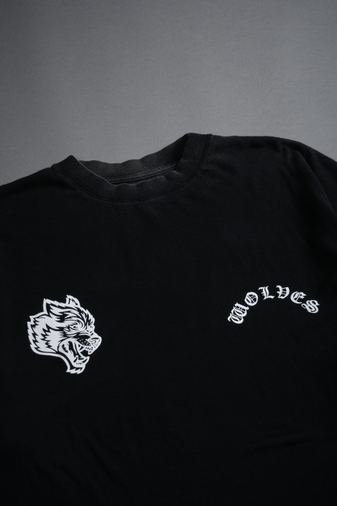 Crossed Hearts Premium Oversized Tee in Black