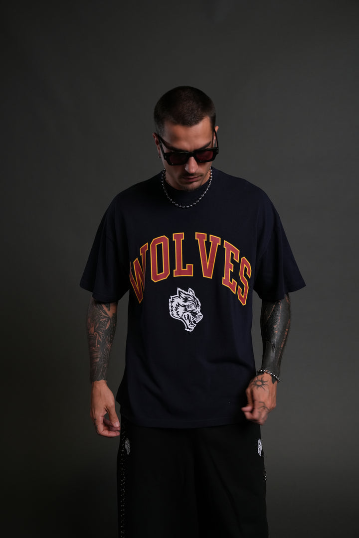 Loyalty "Premium" Oversized Tee in Navy